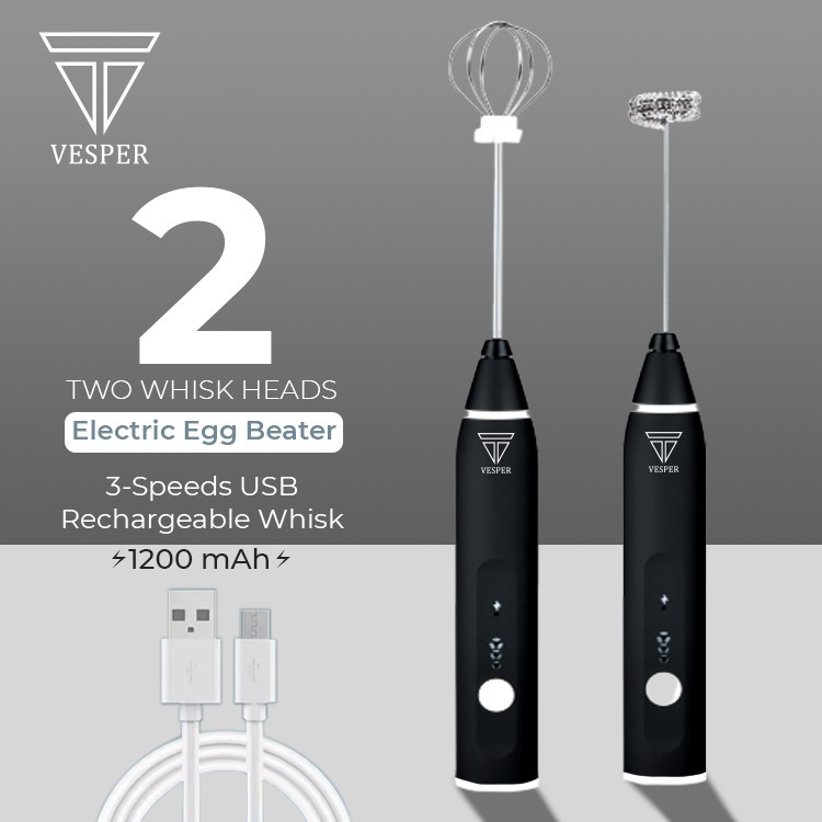 milk frother electric  USB rechargeable / egg mixer alat pengocok telur susu dalgona coffee elektrik