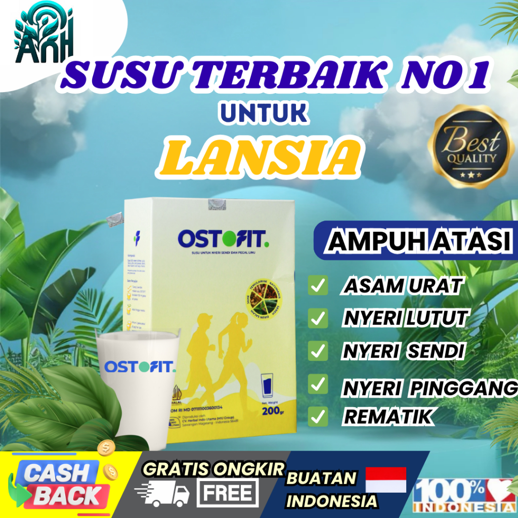 

Ostofit Susu Herbal Bantu Atasi Permasalahan Nyeri Sendi dan Menjaga Kepadatan Tulang 200gr