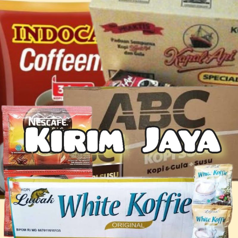 

(DIY) Kapal api, Abc susu, Indocafe, luwak white