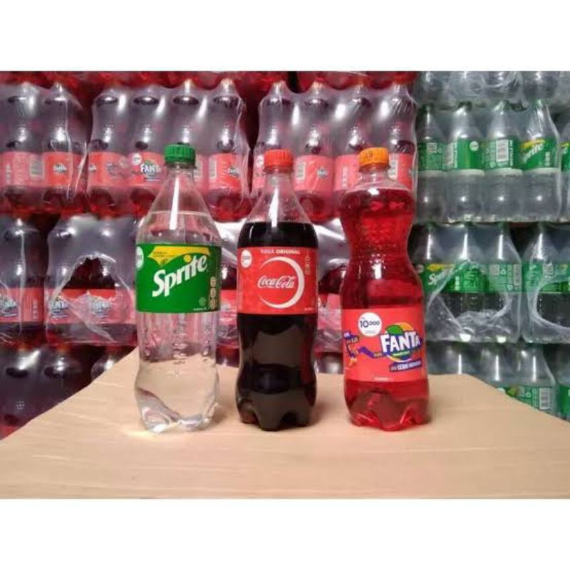 

Coca Cola Fanta Sprite 1 Liter 1L zero minuman soda bersoda ringan cocacola