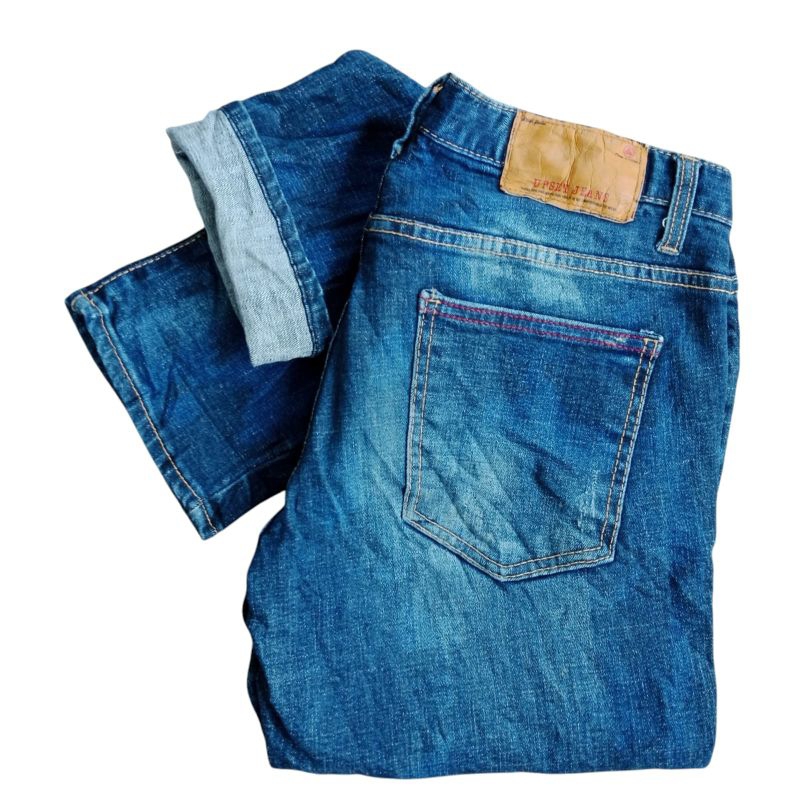 CELANA PANJANG JEANS PRIA UPSET RIPPED JEANS