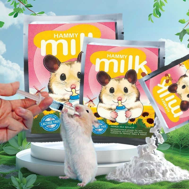HAMMY MILK - Susu Hamster Minuman Hamster Susu Bayi Hamster Susu Pengganti Induk Hamster