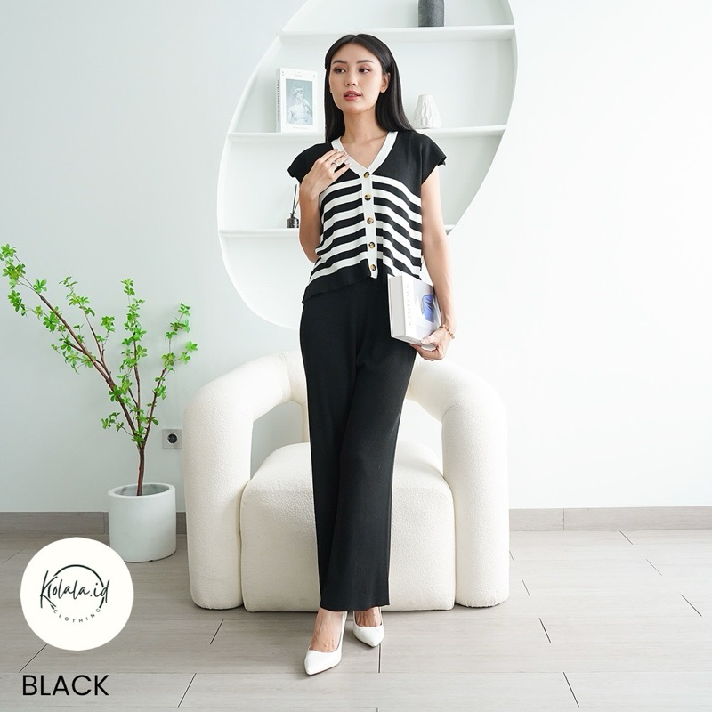 One Set Vist Rajut (Casual atasan dan bawahan)