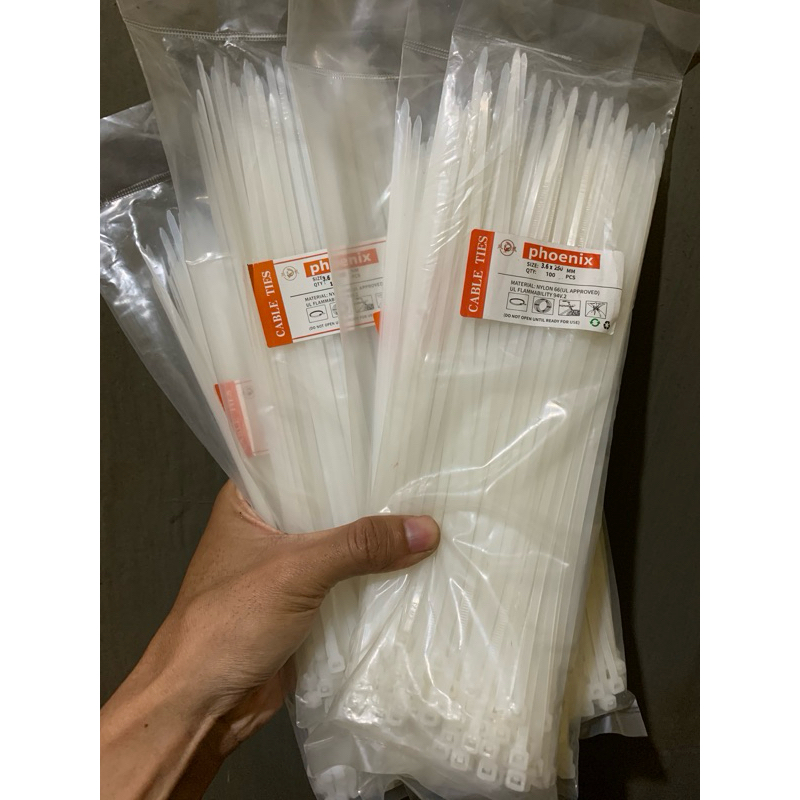 

kabel ties isi 100pcs 3.6 x 250 mm