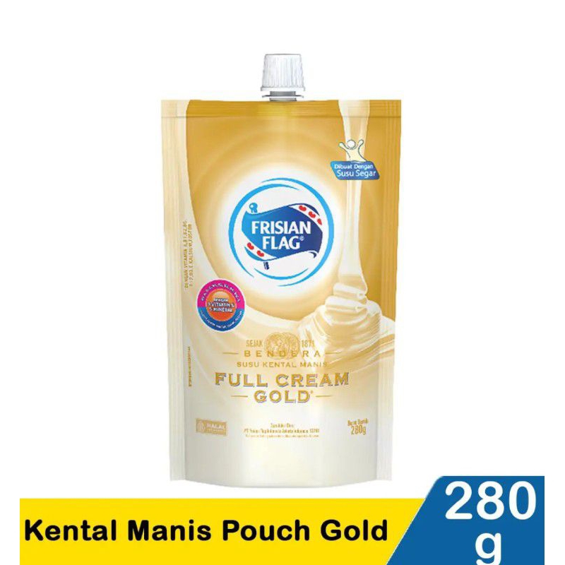 

Frisian Flag Gold Susu Kental Manis Putih 280G