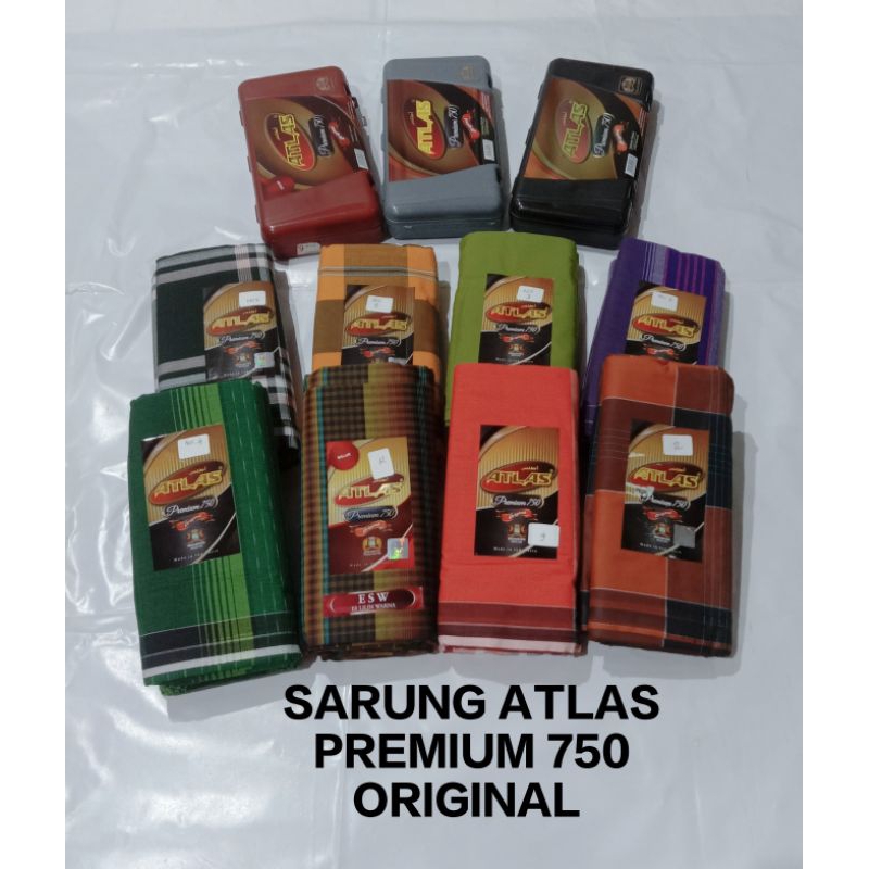 SARUNG ATLAS PREMIUM 750 ORIGINAL 5500 BENANG