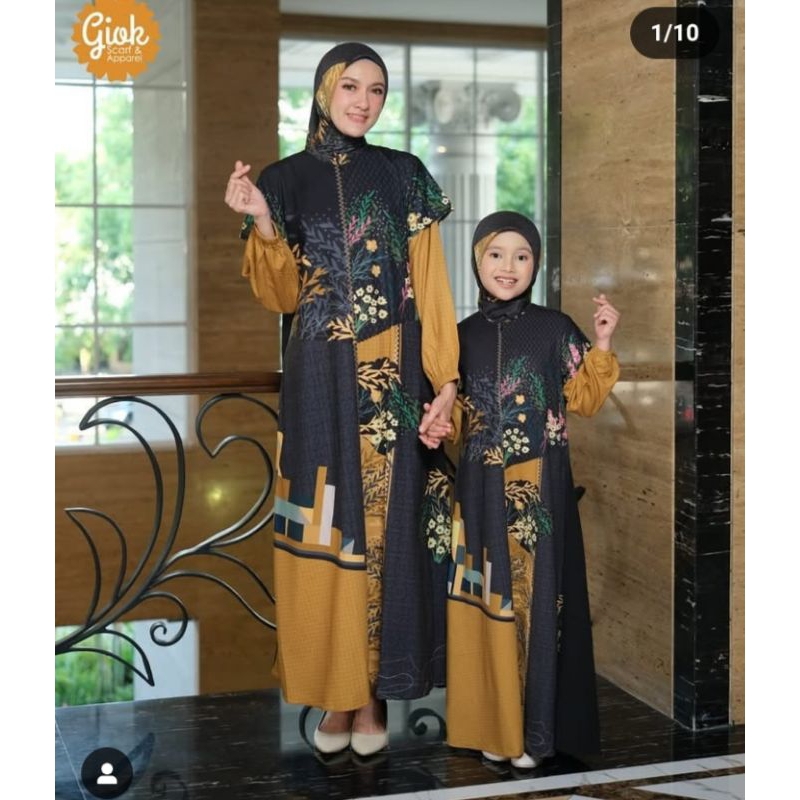 Serenade Dress & Serenade scraf by giok scarf