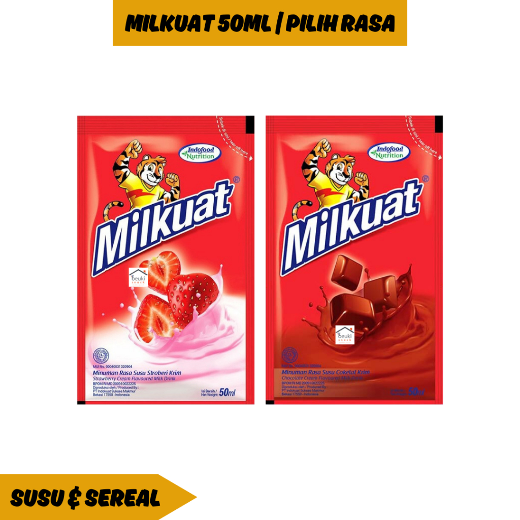 

Milkuat Susu Bantal dari Indofood Berbagai Varian Pilih Rasa