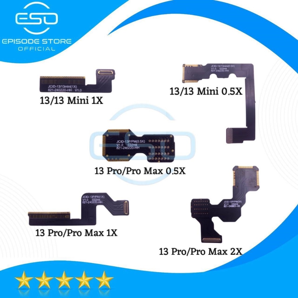 flexible kamera belakang repair fpc (JC ID) 13/13 Mini/13 Pro/13 Pro Max new