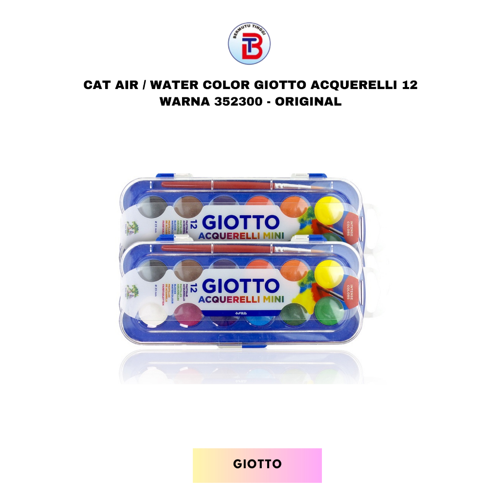 

Cat Air / Water Color GIOTTO ACQUERELLI 12 Warna 352300 - Original