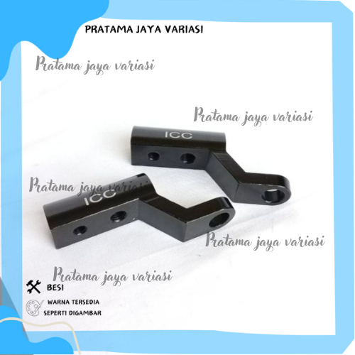 BRACKET DUDUKAN LAMPU MOTOR BRACKET HOLDER HP SPION EXTENSION BRACKET