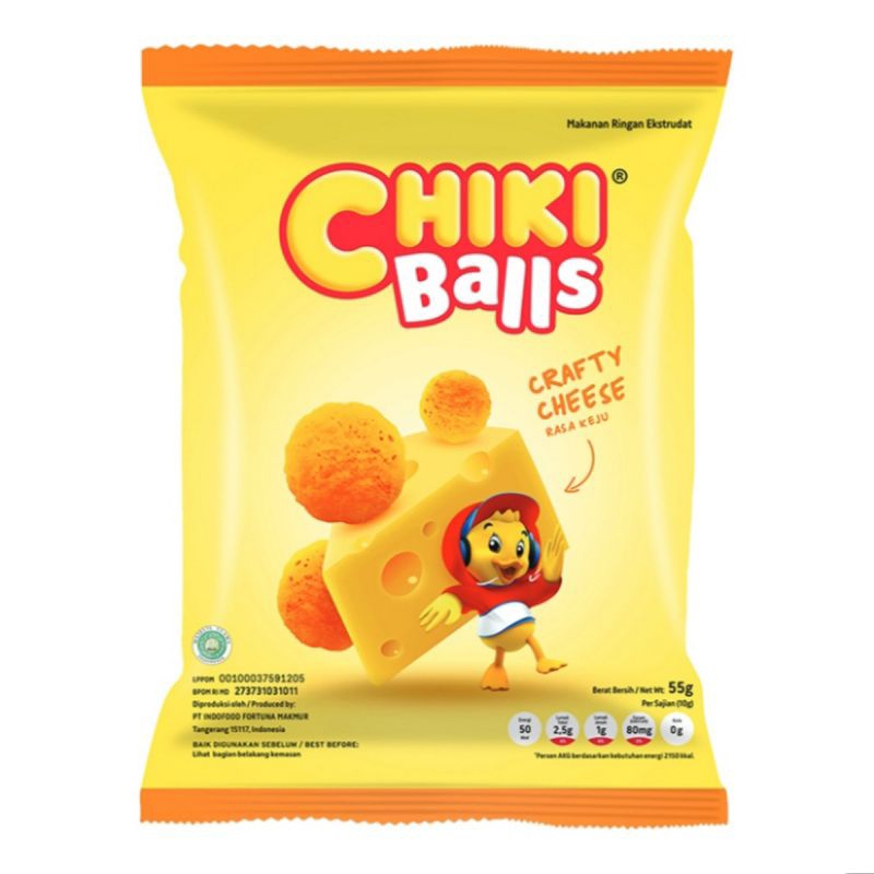 

Chiki Balls 55gr / Crafty Cheese / Cheeky Chicken