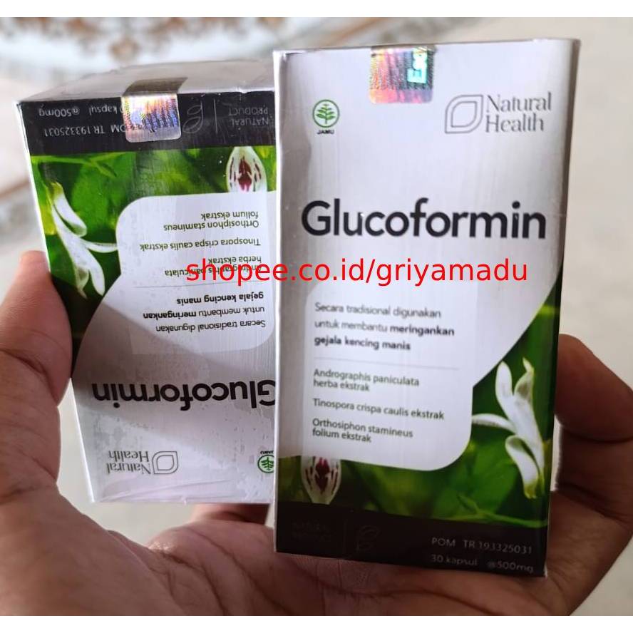 GLUCOFORMIN Obat Herbal Untuk Diabetes Kadar Gula Darah Tinggi