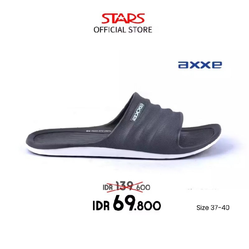 AXXE Sandal pria Thong Inti-21 Abu
