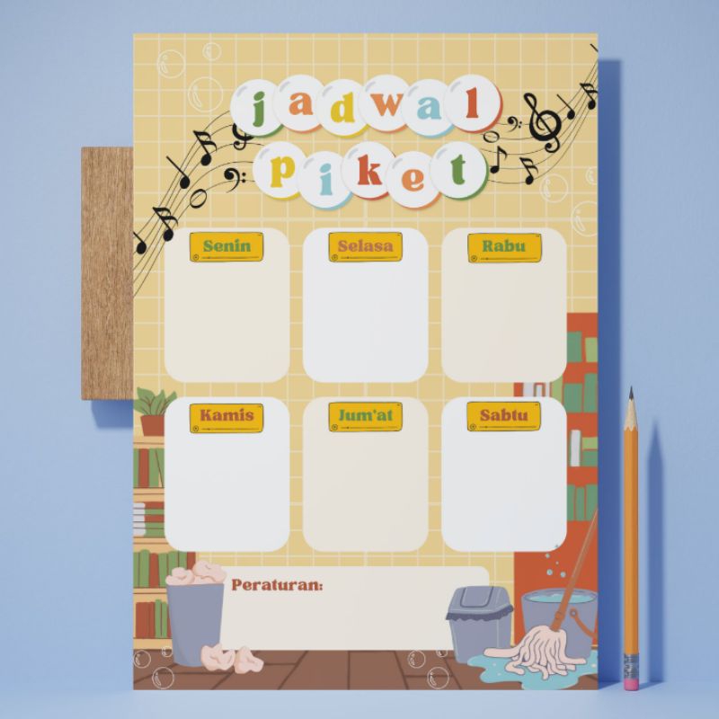 

Jadwal Piket Ukuran A3