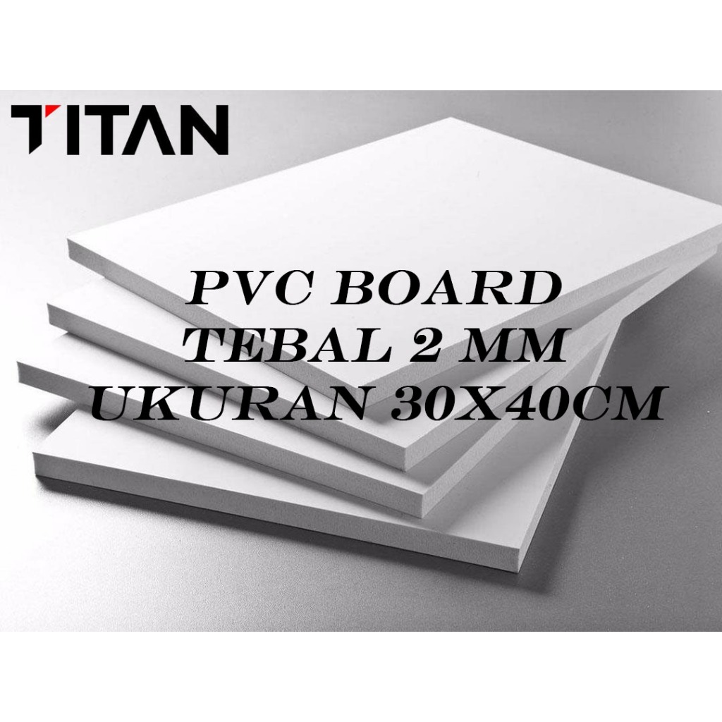 PVC Foam Board 2mm A3 (30x40cm) Bisa untuk pengganti triplek, kitchen set, diorama, miniatur dan lai