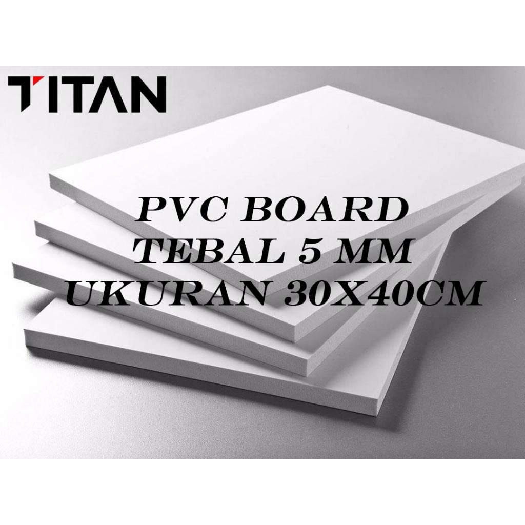 PVC Foam Board 5mm A3 (30x40cm) Bisa untuk pengganti triplek, kitchen set, diorama, miniatur dan lai