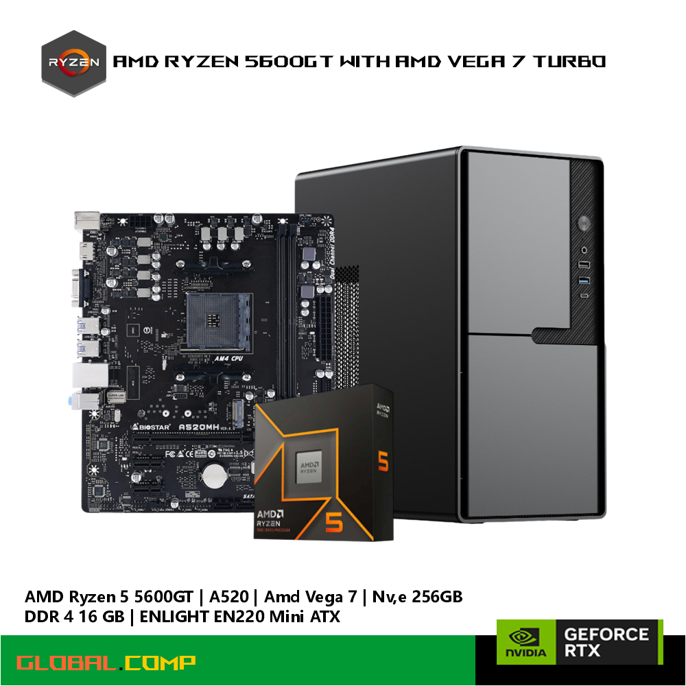 PC Asus Gaming Editing Rendering AMD Ryzen 5 5600GT With Amd Vega 7 Turboo Boost