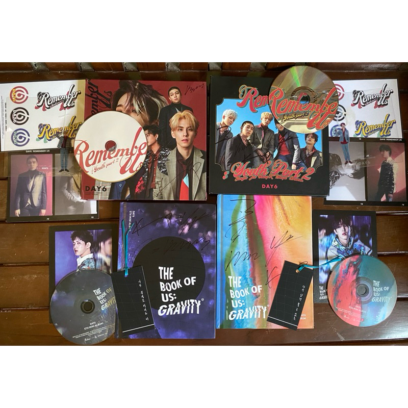 Day6 Album Signed Unsealed Remember Us Gravity