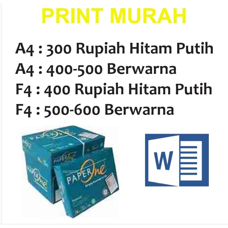 

print kertas murah