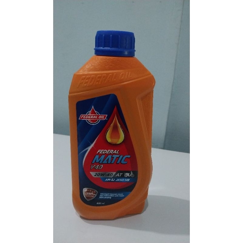OLI FEDERAL MATIC Y40 20W-40 0,8L / OLI MESIN FEDERAL MATIC Y40 20W-40 0,8L