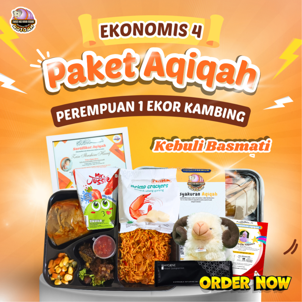 

AQIQAH NASI KEBULI BASMATI - Paket Aqiqah Perempuan Ekonomis 4