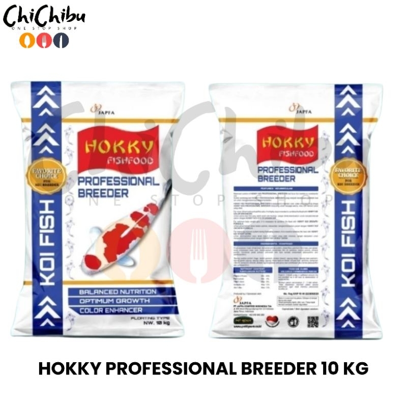 HOKKY BREEDER PROFESSIONAL 10 KG PAKAN IKAN KOI KARUNGAN