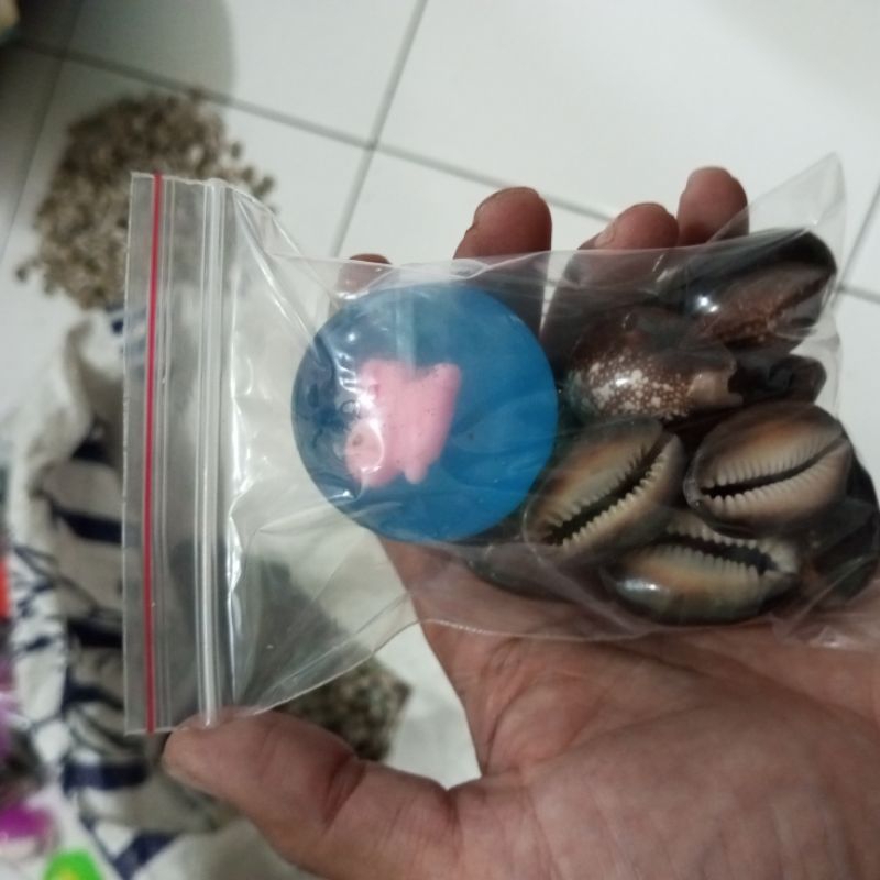 Set 10 Biji Kuwuk Hitam Bola Bekel Besar - Mainan Anak Tradisional