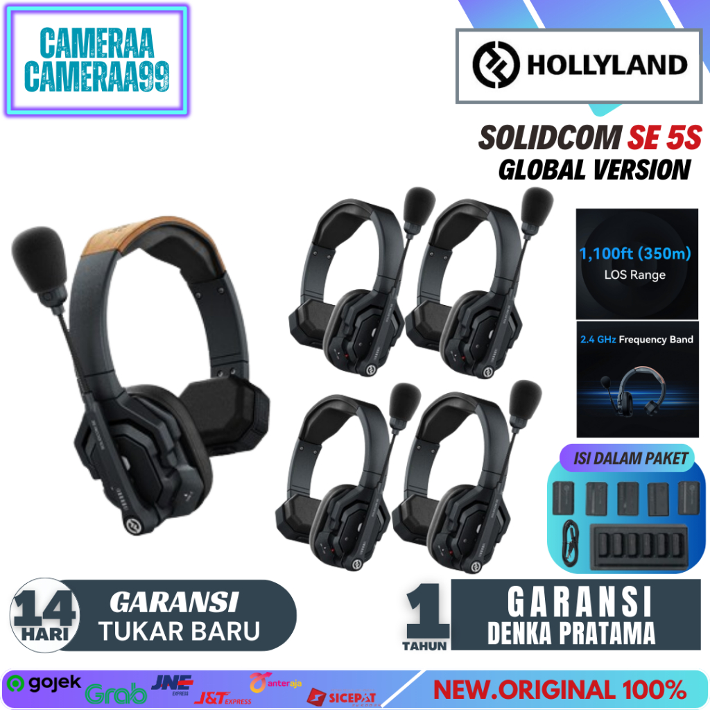 Hollyland Solidcom SE 5S Global Headset Wireless Intercom System