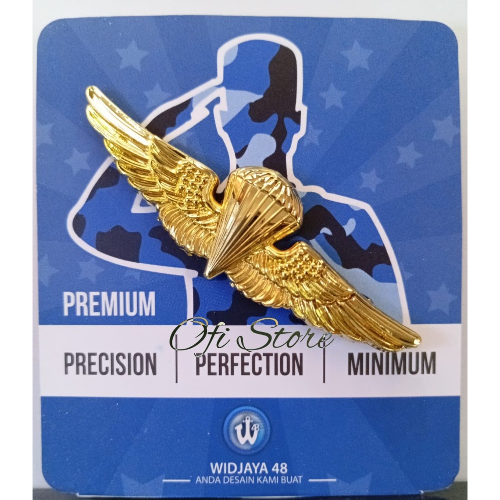 Ofi Store : BREVET TNI AD/BREVET PARA DASAR TNI AD/BREVET PARA DASAR/WIDJAYA 48