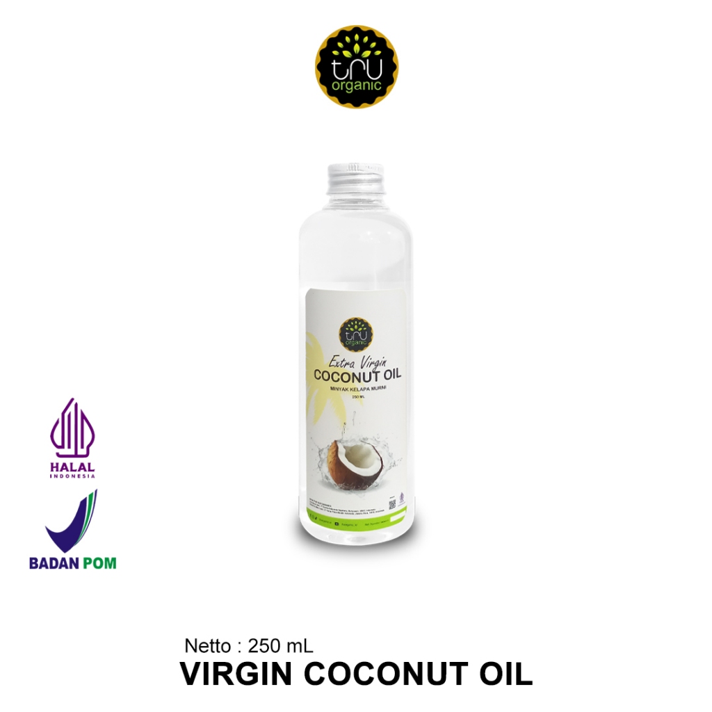 

TruOrganic Extra Virgin Coconut Oil 250ml Minyak Kelapa Murni VCO