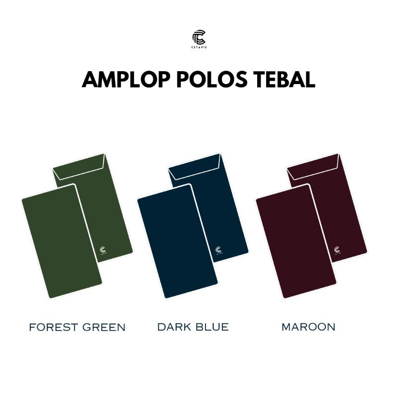 

CETAVIE Amplop Polos Tebal isi 4