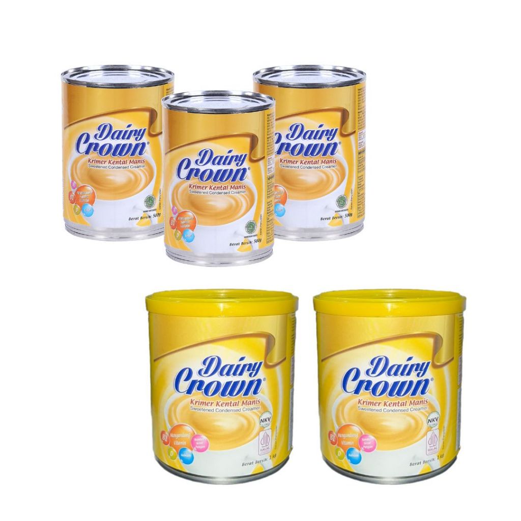 

Dairy Crown Susu Krimer Kental Manis / 500 gr & 1 kg