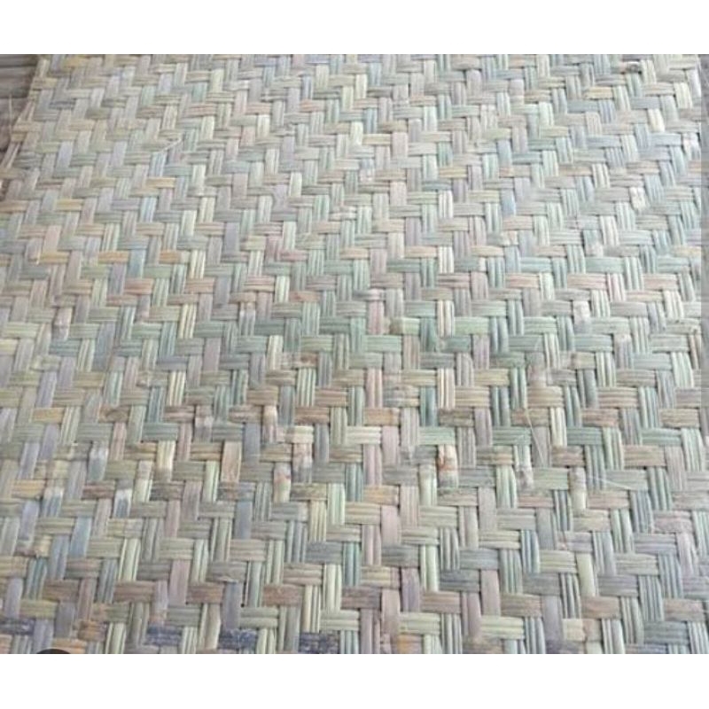 1 roll 5 lembar Bilik Bambu kulit hinis polos