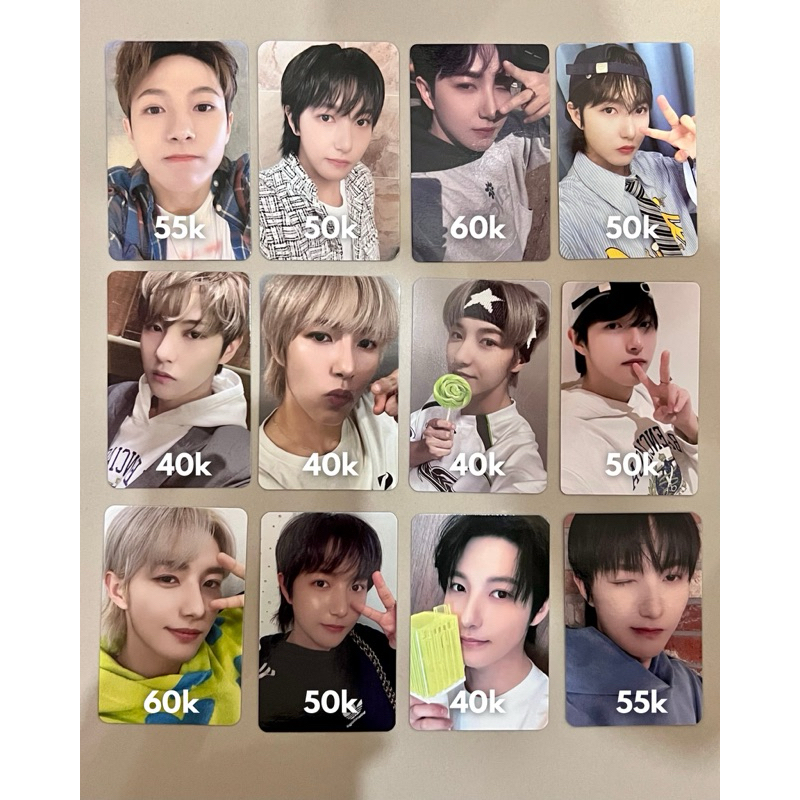 (ready stock) RENJUN Photocard official NCT - special candy smcu palace winter smtown 2022 holo wgu 