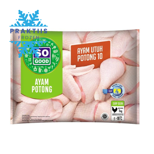 

SO GOOD AYAM UTUH POTONG 10/DAGING AYAM POTONG BEKU HARGA PROMO