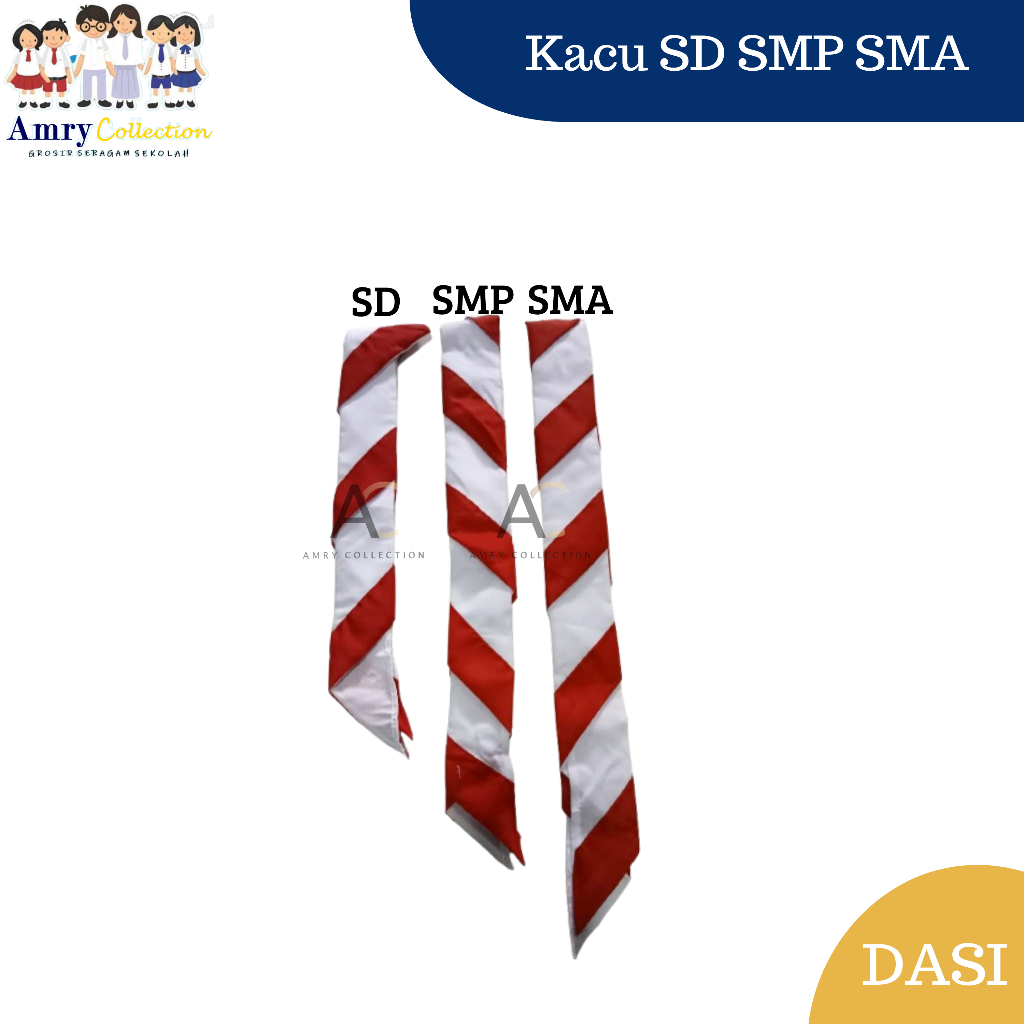 Kacu / Hasduk Pramuka SD SMP SMA Jumbo Pembina Dasi Pramuka Kacu Hasduk Atribut perlengkapan Sekolah