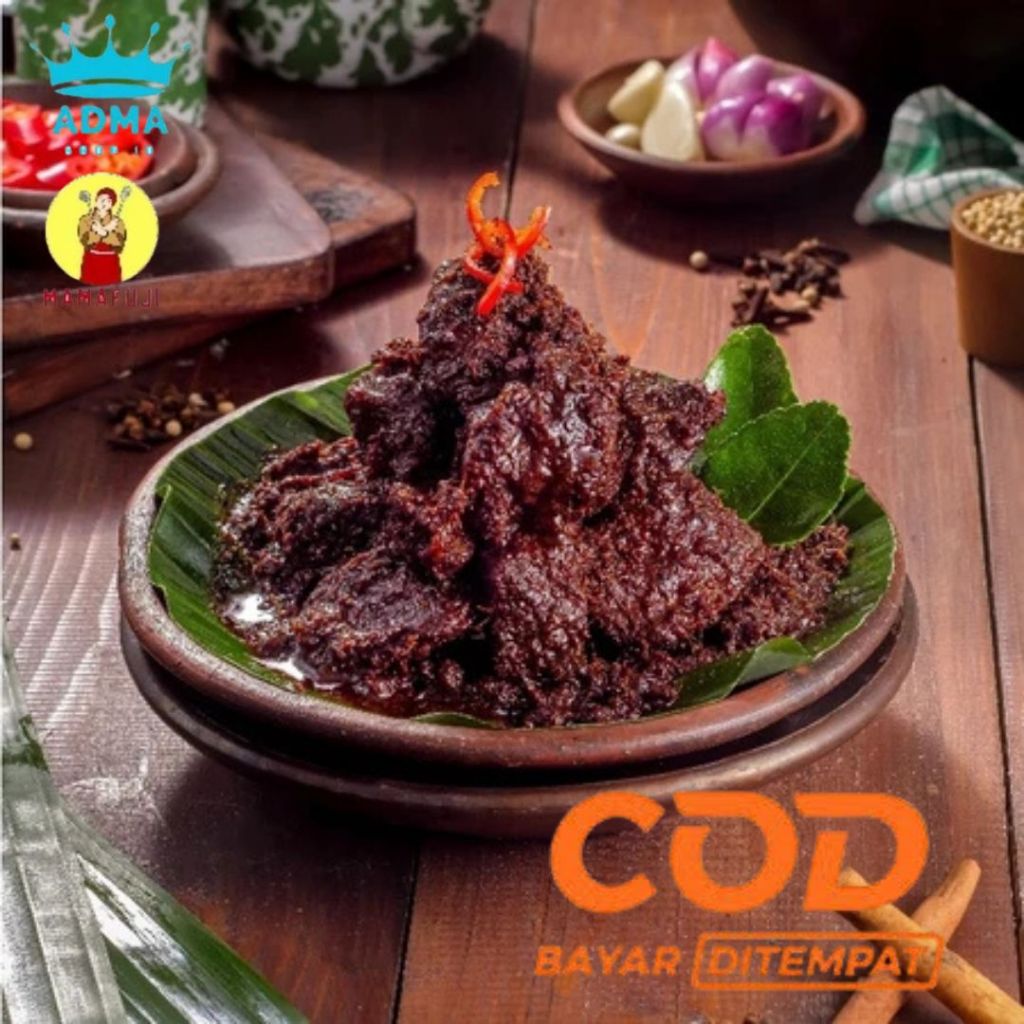 

Rendang Mama Fuji -Daging Sapi Asli Daging 350 GR rendang viral