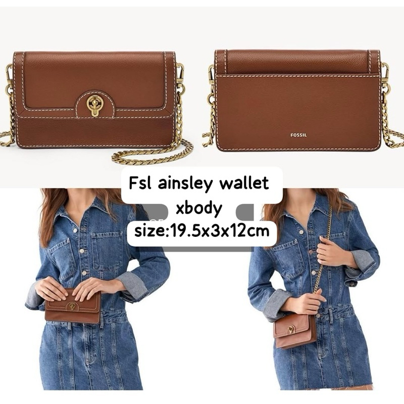 FossilOriginal Ainsley wallet crossbody