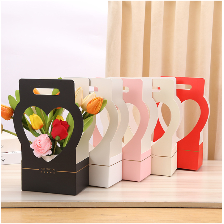 

Flower Box Kotak Hiasan Bunga Love Just For You Premium Tas Bouquet Gift Folding Bag
