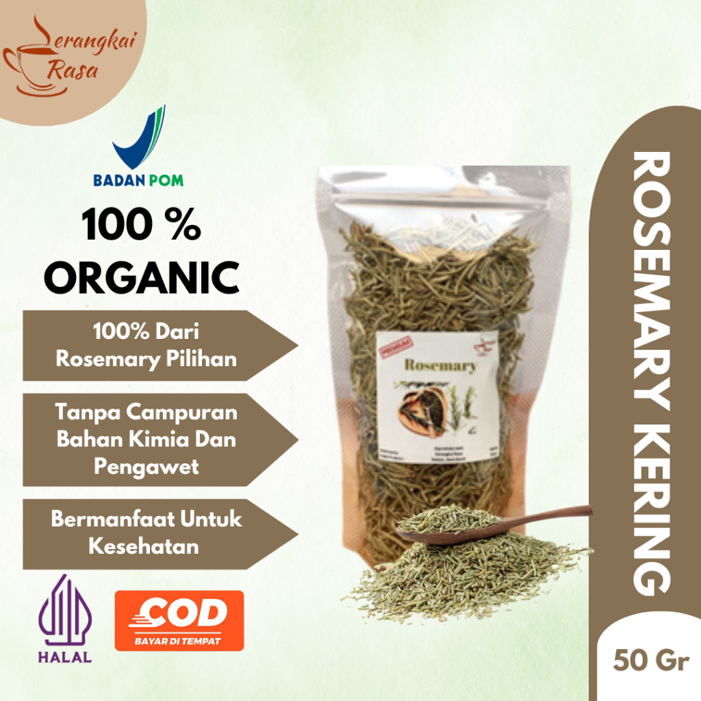 

Rosemary 100% Premium | 50g | Rosemary Kering