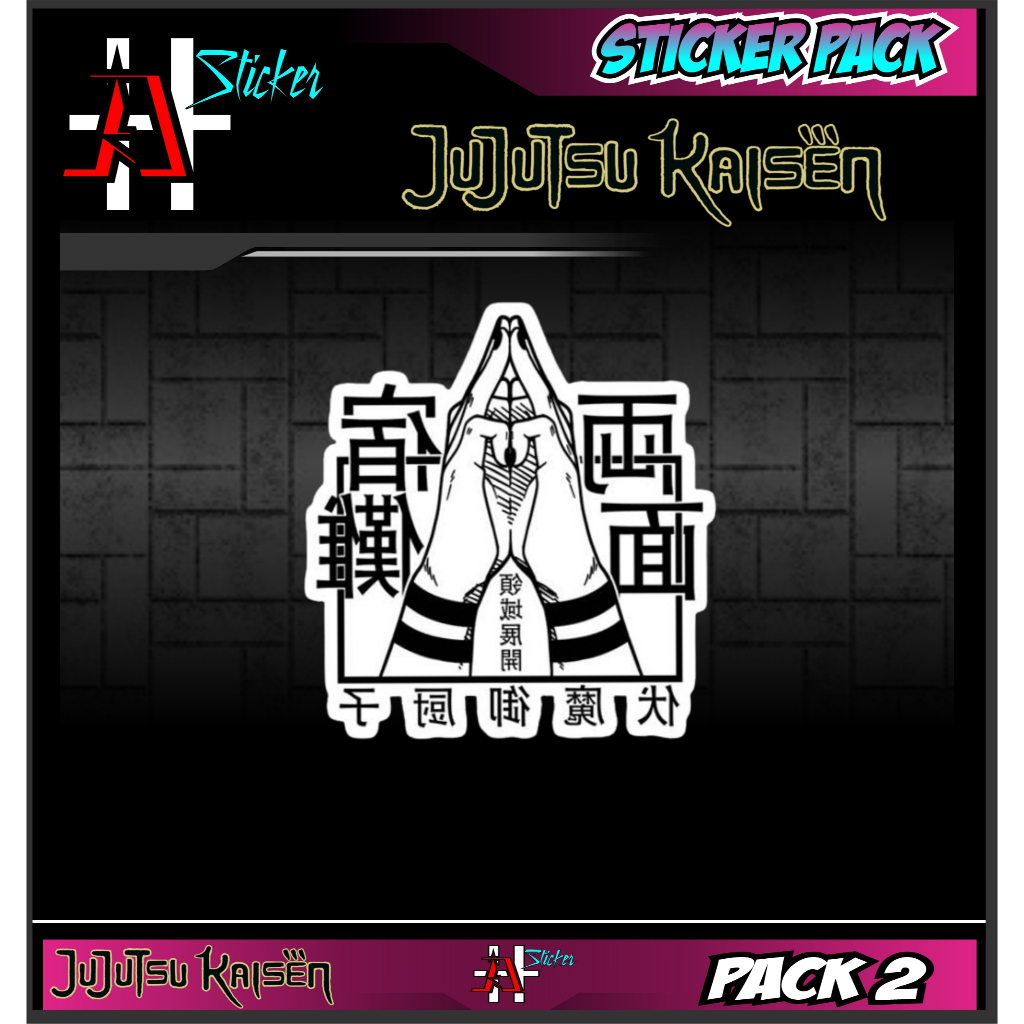 

Sticker Pack JUJUTSU KAISEN STICKER Anime Waterproof JUJUTSU KAISEN 04