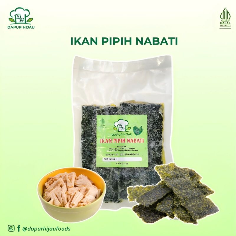

Ikan Pipih Nabati 350gr Frozen food // Halal // Vegan, Vegetarian // Ikan Nabati Vegan