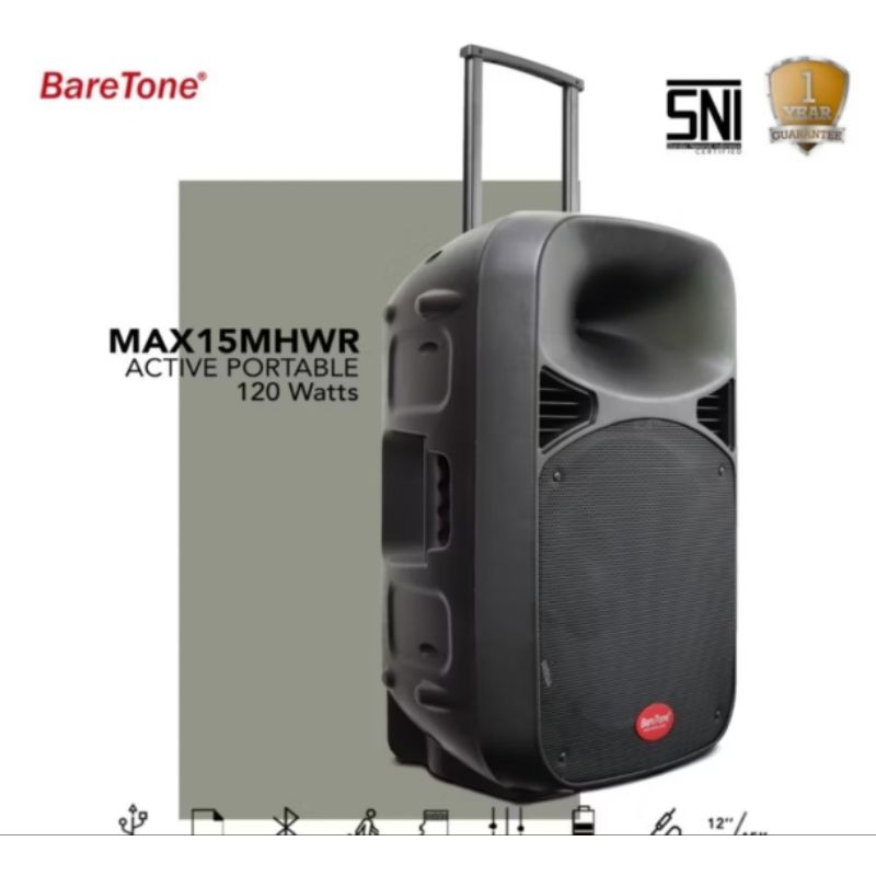 speaker baretone max 15 mhwr/speaker baretone 15 inc