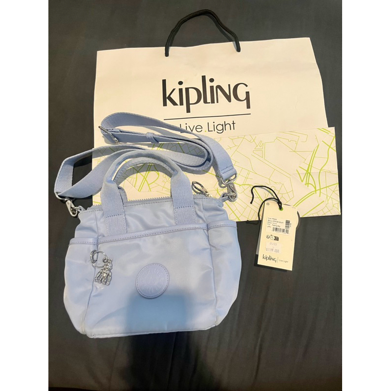 kipling bag original sky blue