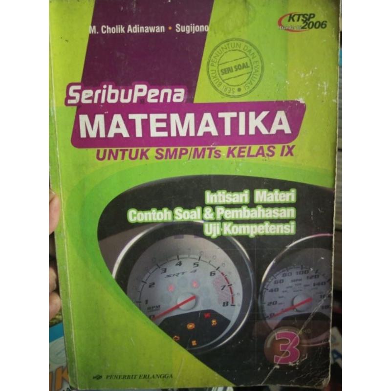 seribu pena MATEMATIKA untuk kls 3 SMP/ ORIGINAL