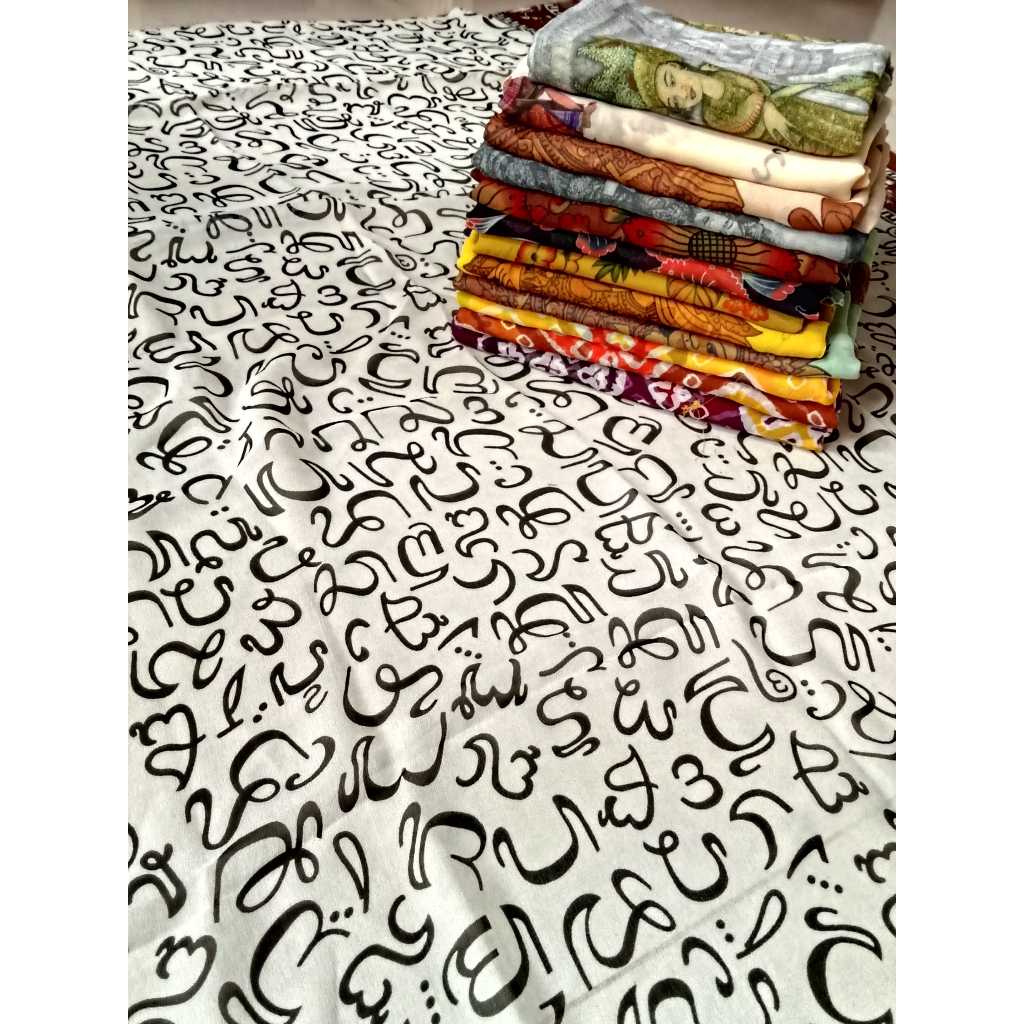 KAIN SIFON LUKIS SUTRA