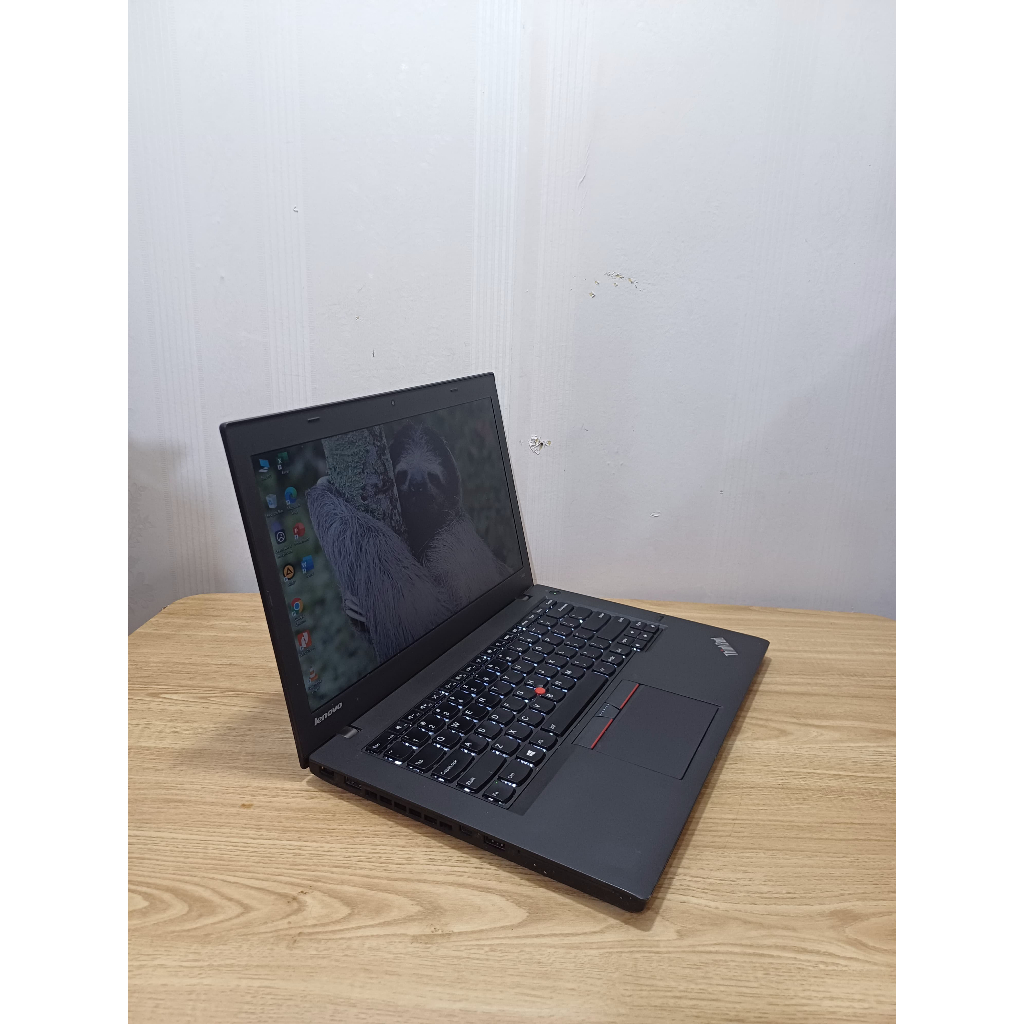 lenovo thinkpad t450 core i5 5300u ram 8gb pcle ssd 256gb nvme keyboard backlight