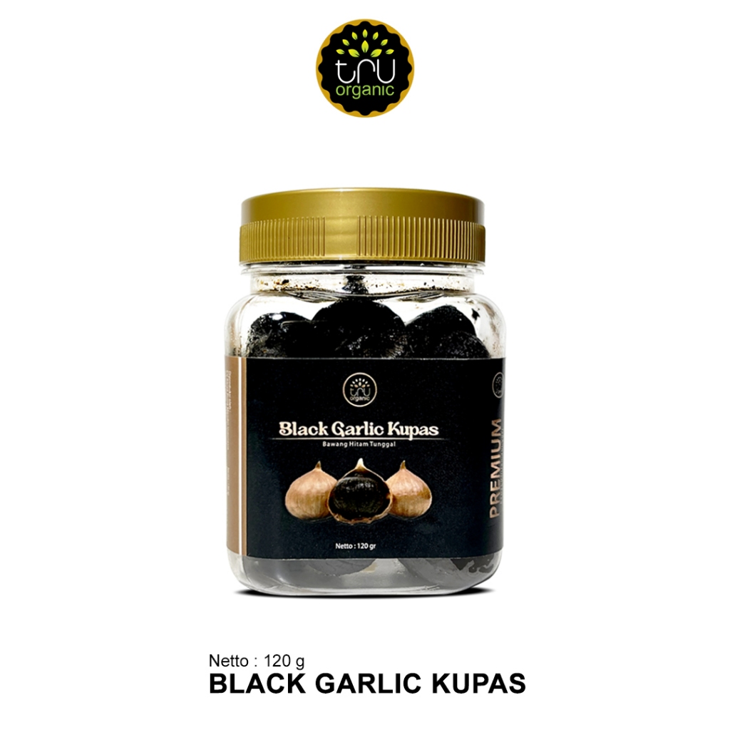 

TruOrganic Black Garlic Kupas 120gr Bawang Hitam Kupas Tunggal