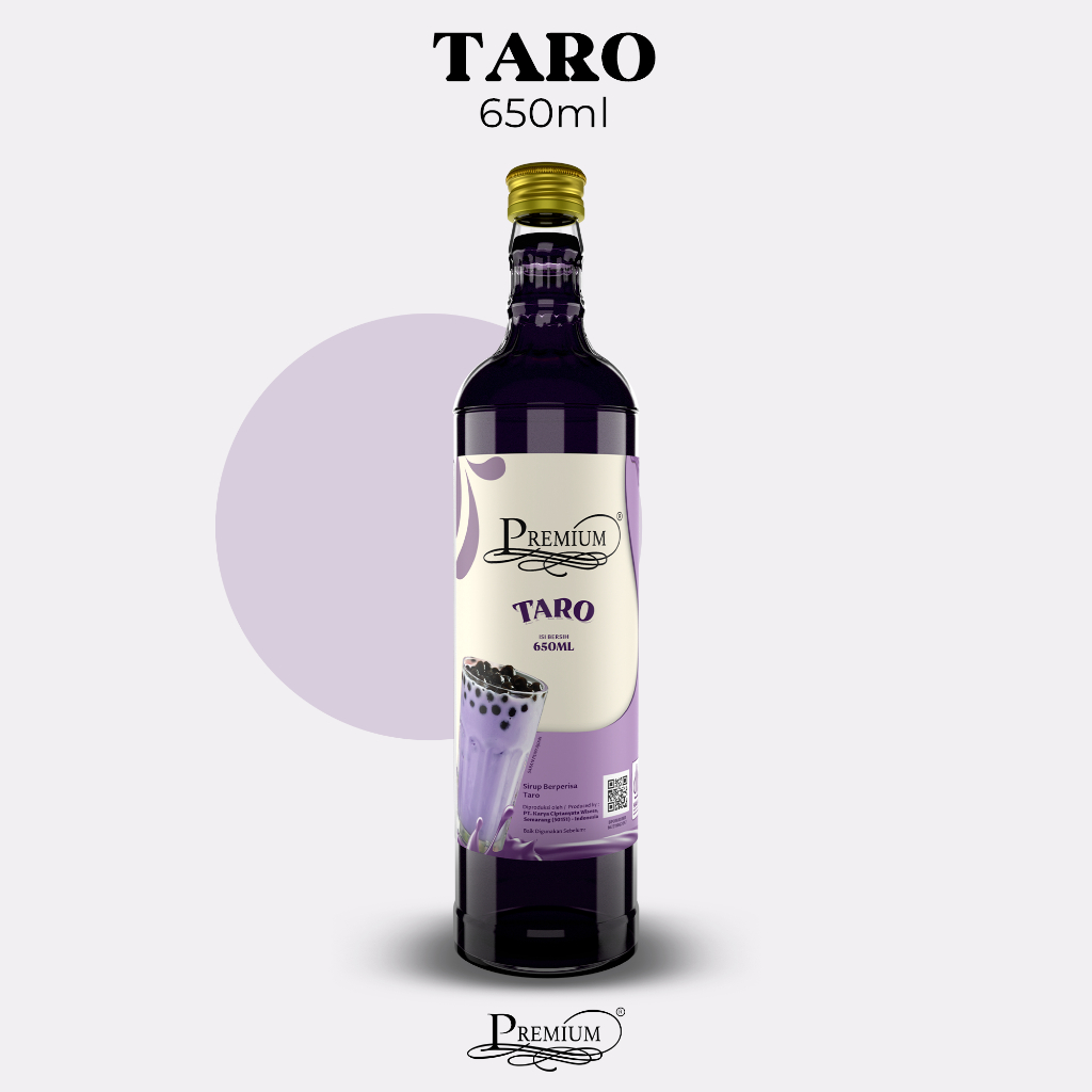 

Premium Syrup - Taro 650ml (Minuman Sirup untuk HORECA)